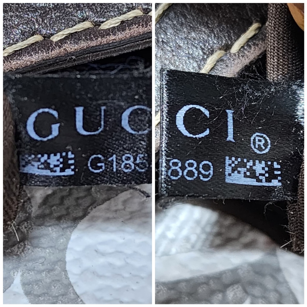 GUCCI GG Canvas And Leather Queen Large Hobo Bag Beige/Brown - Picture 5 of 13